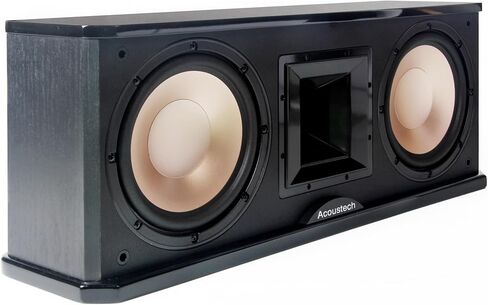 مكبر صوت BIC America PL-28II 225W 2-Way Slim 8 بوصة مع مكبر صوت بوق وحامل حائط - أسود in Saudi Arabia