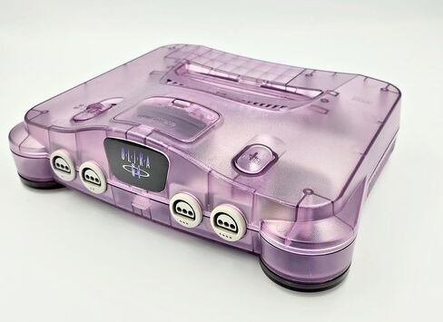 غطاء وحدة التحكم Trogg Tech N64 - سلسلة ممتعة جديدة لـ N64 - أرجواني ذري in Saudi Arabia