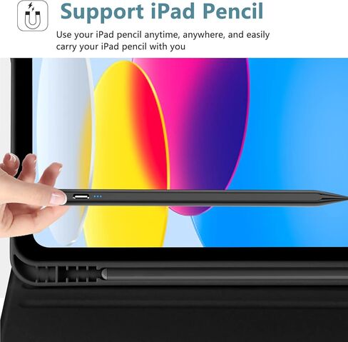 حافظة MMK لجهاز iPad الجيل الحادي عشر مع لوحة مفاتيح (2022، 10.9 بوصة)، لوحة مفاتيح لاسلكية قابلة للفصل، حامل أقلام لجهاز iPad 11 بوصة (A16 2025)، الجيل العاشر (10.9 بوصة 2022) وردي in Kuwait