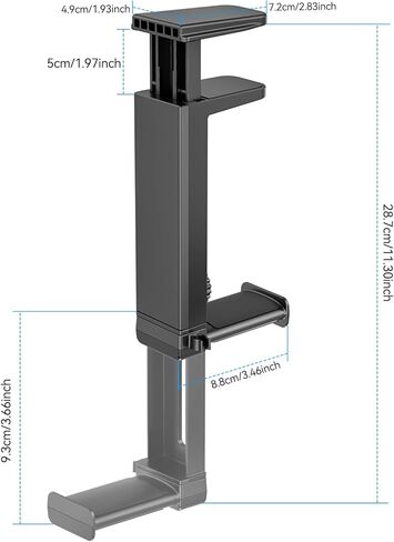 Controller Holder & Headphone Stand Under Desk with Adjustable Clamp, Controller Stand&Headset hanger for Desk Mount with 360° Rotating Hook & Cable Organizer, 3-in-1 Gaming Accessories Organizer in Kuwait