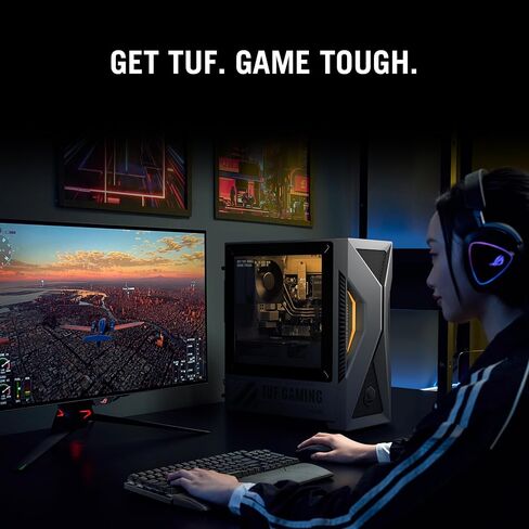 ASUS TUF T500 (2025) Gaming Desktop PC, Intel® Core™ i5-13420H Processor, NVIDIA® GeForce RTX™ 5060Ti, 1TB M.2 NVMe™ PCIe® 4 SSD, 16GB DDR5 RAM, Windows 11 Home, T500MV-MS564Ti in Saudi Arabia