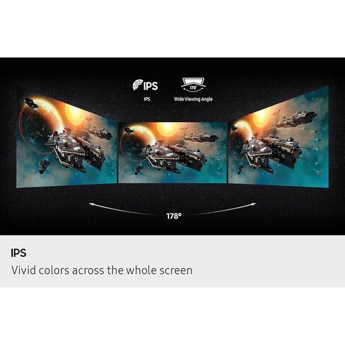 شاشة الألعاب سامسونج أوديسي G5 G53F QHD مقاس 27 بوصة، HDR10، معدل تحديث 200 هرتز، لوحة IPS، AMD FreeSync™ Premium، معادل أسود، مفتاح مصدر تلقائي، LS27FG53DENXZA in Saudi Arabia
