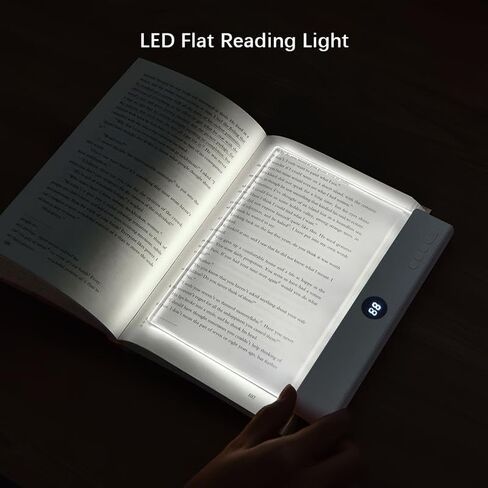 Smart LED Reading Light, dimmable LED Reading Light, Rechargeable Desktop, timed Off, Three-Color Adjustable, Ideal for Bedtime Reading and Home Study (Black) in Saudi Arabia