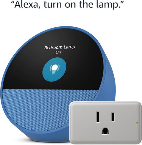 Echo Spot with Legrand Radiant Smart Plug in Saudi Arabia