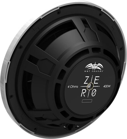 Wet Sounds Zero 12 SUB KIT-S4 - أبيض، 4 أوم 12 بوصة مضخم صوت بحري من سلسلة Zero وعلبة مضخم صوت محملة مصبوبة بشكل روتو in Saudi Arabia