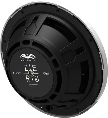 Wet Sounds Zero 12 SUB KIT-S4 - أبيض، 4 أوم 12 بوصة مضخم صوت بحري من سلسلة Zero وعلبة مضخم صوت محملة مصبوبة بشكل روتو in Saudi Arabia