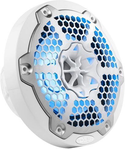 KICKER Subwoofer and Grille Package of 2 Items 12" Marine Subwoofer (2-ohm) with LED Charcoal Grille 45KM122+45KMG12C in Saudi Arabia