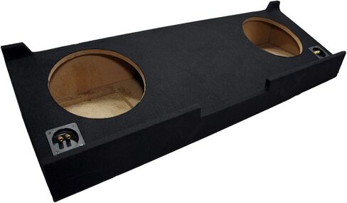 Harmony Audio Kicker Bundle Compatible with 2007-2013 Chevy Silverado Crew Cab Truck 43C124 Dual 12" Loaded Sub Box Enclosure with HA-A800.1 Amplifier in Saudi Arabia