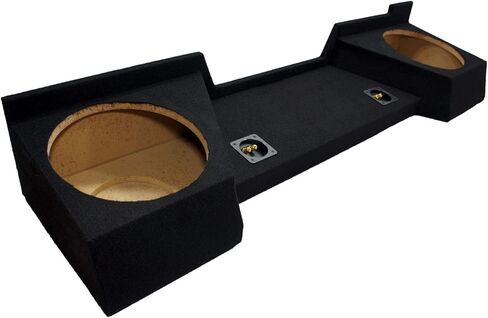 Harmony Audio R124 Dual 12" Sub Box Bundle with HA-A400.1 Amp Compatible with Chevy Silverado 2007 2008 2009 2010 2011 2012 2013 in Saudi Arabia