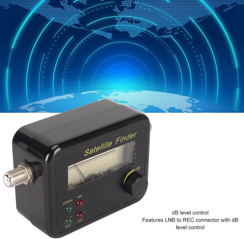 BAFOVY جهاز قياس إشارة الأقمار الصناعية الرقمي مع بوصلة لإشارة Directv FTA Tune C Ku Band إشارة 950-2150MHz 75 DC13-18V in Kuwait