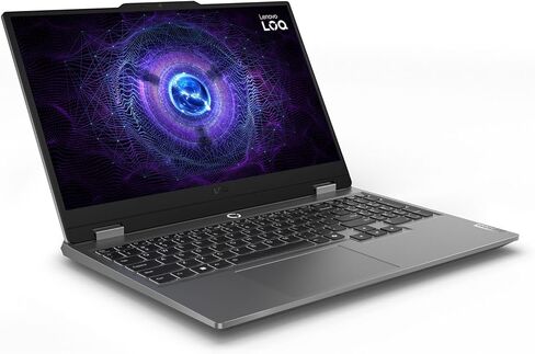 Lenovo LOQ Gaming Laptop, 15.6" FHD 144Hz Display, AMD Ryzen 5 7235HS Processor, GeForce RTX 4050, 32GB DDR5, 1TB SSD, Wi-Fi 6, Ethernet, USB-C, HDMI, Backlit Keyboard, Windows 11 Home in Saudi Arabia