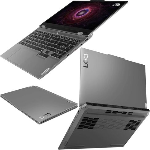 Lenovo LOQ Gaming Laptop, 15.6" FHD 144Hz Display, AMD Ryzen 5 7235HS Processor, GeForce RTX 4050, 32GB DDR5, 1TB SSD, Wi-Fi 6, Ethernet, USB-C, HDMI, Backlit Keyboard, Windows 11 Home in Saudi Arabia