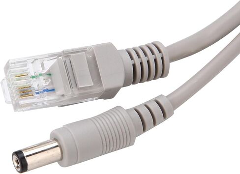 Brrnoo RJ45+DC Ethernet CCTV Cable Cat 5 Power Extension for IP Cameras NVR System (15M) in Kuwait