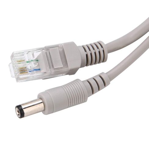 Brrnoo RJ45+DC Ethernet CCTV Cable Cat 5 وصلة الطاقة لكاميرات IP نظام NVR (15M) in Kuwait