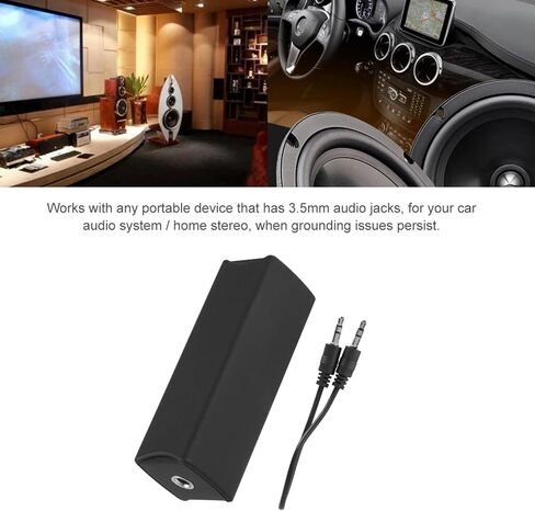 3.5mm Ground Loop Noise Isolator Audio Noise Filter for Home/Car Stereo System in Saudi Arabia