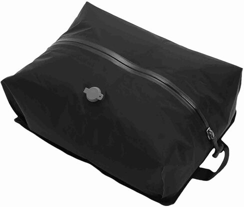 SUNGOOYUE 16L Travel Vacuum Bag, High Security Reusable TPU Compression Bag for Suitcase, Backpack, Space Saving, Easy to Use for Backpacking (Grey) in Saudi Arabia