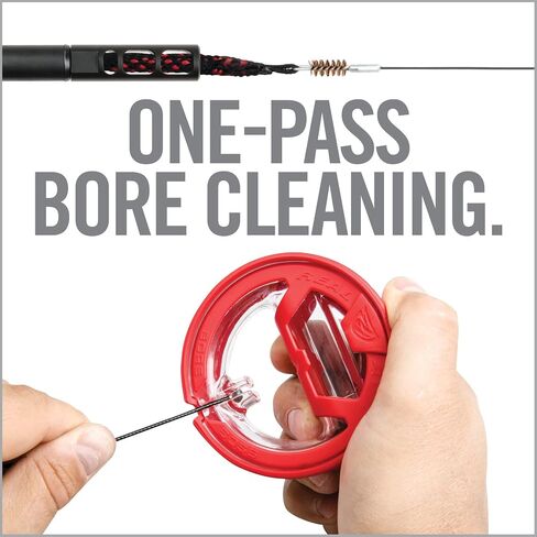 Real Avid Bore Boss Gun Cleaning System - Rapid Pull Through Barrel & Bore Cleaning Cable with Integrated Brush & Mop - Choose Style Below in Saudi Arabia