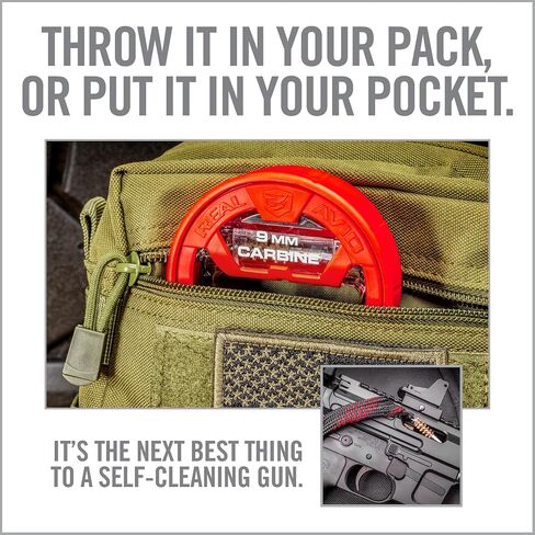 Real Avid Bore Boss Gun Cleaning System - Rapid Pull Through Barrel & Bore Cleaning Cable with Integrated Brush & Mop - Choose Style Below in Saudi Arabia