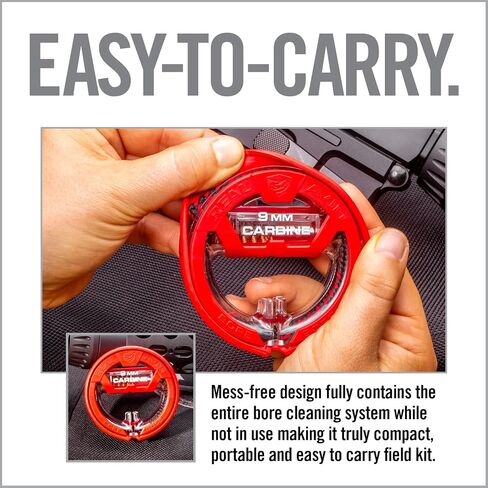 Real Avid Bore Boss Gun Cleaning System - Rapid Pull Through Barrel & Bore Cleaning Cable with Integrated Brush & Mop - Choose Style Below in Saudi Arabia