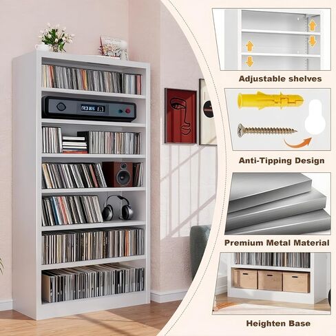 Printer Stand with Storage & Charging Station, Under Desk Printer Stand for Home Office, 3-Tier Printer Table for Home Office with Rolling Shredder Stand, Printer Stand with File Cabinet, Black in Saudi Arabia