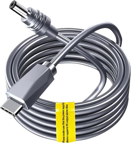 3 في 1 شاحن سيارة Starlink Mini Cable 10FT، Starlink Mini Car Charger DC كابل الطاقة + محول ولاعة السجائر 12V-48V مع شاشة رقمية، متين USB C PD 36W/USB A 18W منافذ للسيارات والشاحنات in Saudi Arabia