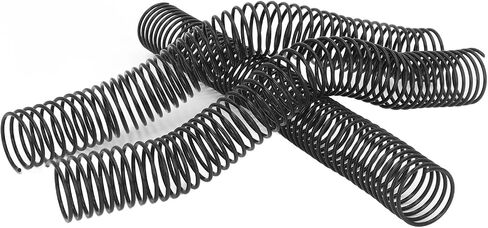 ZJchao 20 Piece Spiral Binding Coils, 48 Teeth, 4:1 Pitch, Plastic, 280 Sheet Capacity, Document Binding Coils in Saudi Arabia