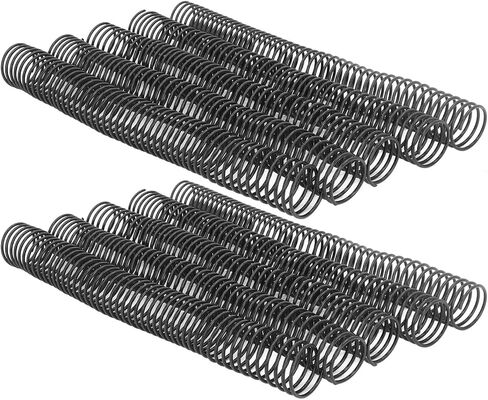 ZJchao 20 Piece Spiral Binding Coils, 48 Teeth, 4:1 Pitch, Plastic, 280 Sheet Capacity, Document Binding Coils in Saudi Arabia