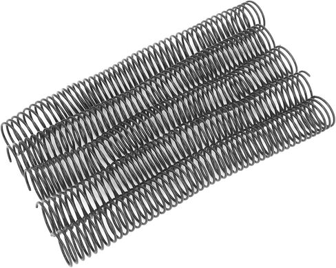 ZJchao 20 Piece Spiral Binding Coils, 48 Teeth, 4:1 Pitch, Plastic, 280 Sheet Capacity, Document Binding Coils in Saudi Arabia