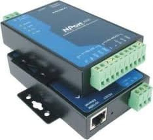 MOXA NPort 5232I - 2 Ports RS-422/485 Device Server, 10/100 Ethernet, Terminal Block, 15KV ESD, 2 KV Optical Isolation, 12-30VDC, 0 to 55°C Operating Temperature in Saudi Arabia