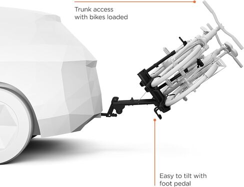 Thule Epos 3 Bike Rack with Lights & License Plate Holder- E-Bike Compatible- 75lb (150lb Total) Capacity- Fits 2" Hitch in Saudi Arabia