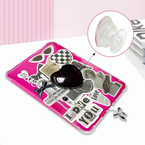 مجموعة سحر لطيفة لجهاز Kindle، بما في ذلك قابس الغبار من النوع C/USB C، وحامل قبضة النجمة، وسلاسل مفاتيح لامعة مع خطاف، وحليات متوافقة مع Kindle/القارئ الإلكتروني/الهاتف in Kuwait