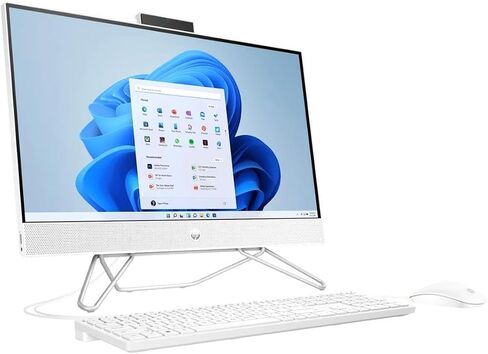 HP 2024 24-CB100 All-in-One Desktop 23.8" FHD IPS Touch 6-Core Intel Core i3-1215U Intel UHD Graphics 8GB DDR4 256GB NVMe SSD, Webcam Keyboard, Mouse Windows 11 Home (Renewed) in Kuwait