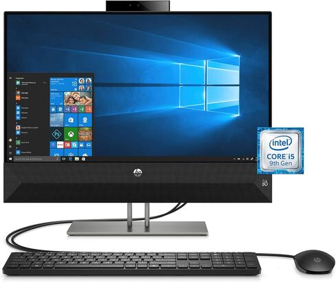 HP 2024 24-CB100 All-in-One Desktop 23.8" FHD IPS Touch 6-Core Intel Core i3-1215U Intel UHD Graphics 8GB DDR4 256GB NVMe SSD, Webcam Keyboard, Mouse Windows 11 Home (Renewed) in Kuwait