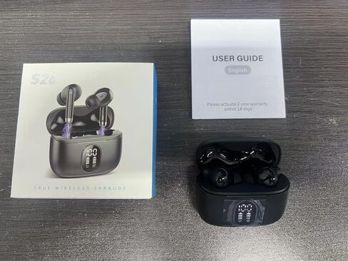 QXQ 2025 New Wireless Earbuds, Bluetooth 5.4 Headphones HiFi Stereo with 4 ENC Mic, 40H Mini Ear Buds in-Ear Noise Cancelling Earbuds, Ultra Light Sport Earphones for TV Smart Phone Laptop Computer in Saudi Arabia