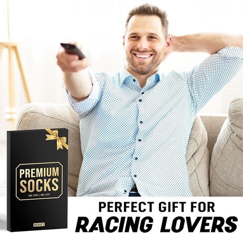 VICRAZY Formula 1 - جوارب سباق F1، حشوات تخزين مثالية للرجال، هدايا سيارة فريدة للرجال والنساء، حشوات تخزين مثالية للأب، هدايا F1 خاصة للرجال، ضرورية لأي محب للسيارة in Saudi Arabia