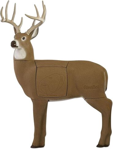 هدف الرماية GlenDel Full-Rut Buck ثلاثي الأبعاد مع قلب إدراج قابل للاستبدال in Kuwait
