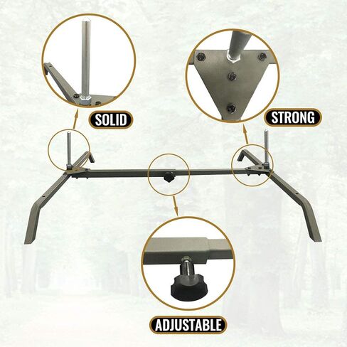 Highwild Universal Adjustable 3D Archery Target Stand - Larger Range - Indoor & Outdoor Use (C- 3D Target Stand) in Saudi Arabia