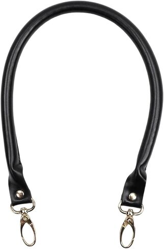 Semetall النبيذ الأحمر محفظة الأشرطة استبدال 2 حزمة 40 سم / 15.7 "الطول الإجمالي بو الجلود حقيبة يد مقابض محفظة جلدية مقابض مع زر معدني in Kuwait