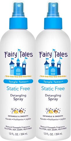 Fairy Tales Tangle Tamer Detangling Spray for Kids - Ultra Moisturizing and Anti Frizz Protection - Paraben Free, Sulfate Free - 12 Oz in Kuwait