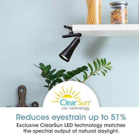 OttLite Switch 3-in-1 Rechargeable Task Lamp, Clearsun, White, Retail in Saudi Arabia