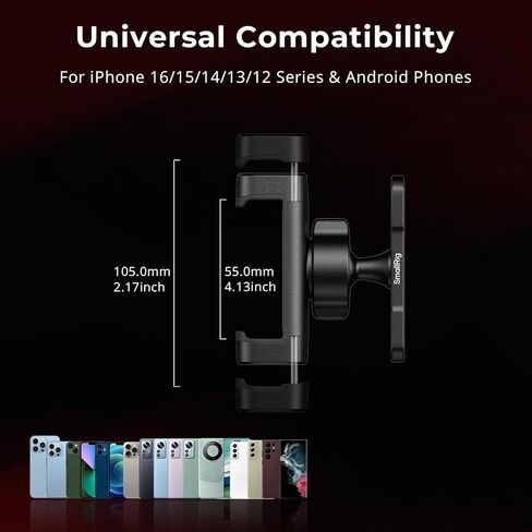 SMALLRIG Magnetic Phone Mount Gym for iPhone 17/16/15/14/13 Series, Adjustable Phone Holder Gym for Huawei, for Samsung, for Xiaomi, Double-Sided Magnetic Design - 5460 in Saudi Arabia