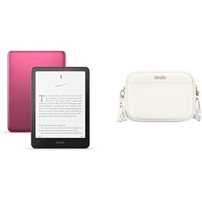 Amazon Kindle Paperwhite Signature Edition Bundle: Bundle Includes Amazon Kindle Paperwhite Signature Edition 32GB | Metallic Raspberry and Sling Bag | Dune in Kuwait