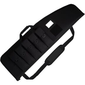 Soft-Rifle-Case Tactical-Gun Range-Bag Hunting-Shooting Sports-Storage - Padded Transport with 5 Pouches Adjustable Shoulder Strap in Saudi Arabia