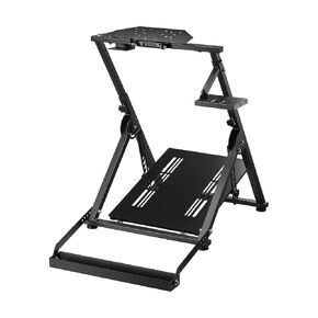 حامل عجلة السباق VOYOCHT، زاوية وارتفاع قابلان للتعديل، حامل عجلة قيادة السباق مع فتحة مقعد مع حامل أكواب الماء مناسب لجهاز Logitech G25 G27 G29 G920 G923 Thrustmaster T300 T500 Xbox in Kuwait