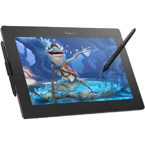 عرض Xencelabs Pen Display 16 حزمة مع مفاتيح سريعة ، 16 بوصة رسم محمول مع شاشة عرض تصميم رسومات مع شاشة مع أقلان من البطارية للفوز/الذراع/MacOS/Linux ، أسود in Kuwait
