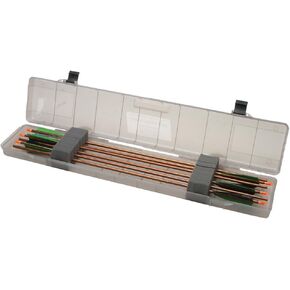 MTM BH-18S Compact Arrow Case, Holds 18 Arrows up to 35.75", Snap-Lock Latch, USA Made in Saudi Arabia