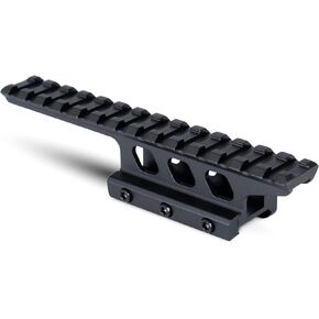 Monstrum Shrapnel Offset Picatinny Riser Mount with Recoil Stop Base | 14 Slot 5 inch | High Profile in Saudi Arabia