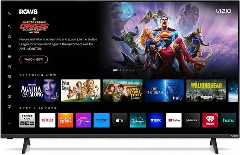 VIZIO 55" 4K UHD QLED Smart TV with Dolby Vision HDR, Wi-Fi 6, HDMI 2.1, Bluetooth, Alexa and Apple AirPlay Compatible (VQD55M-0804) (Renewed) in Kuwait