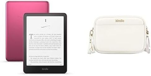 حزمة إصدار Amazon Kindle Paperwhite Signature Edition: تتضمن الحزمة إصدار Amazon Kindle Paperwhite Signature سعة 32 جيجابايت | حقيبة توت معدني وحقيبة حبال | الكثبان الرملية in Saudi Arabia