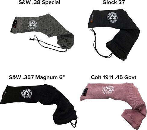 Arcturus Silicone-Treated Handgun Socks - Wide, Flexible Design (3" x 16") Easily Fits Your Pistol or Revolver. in Kuwait